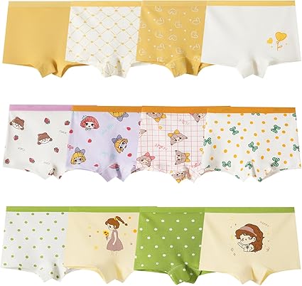 Mutandine Bambine In Cotone | Confezione Da 12 Pezzi | Per Età 2-12 Anni | Comfort E Traspirabilità - Foto 7