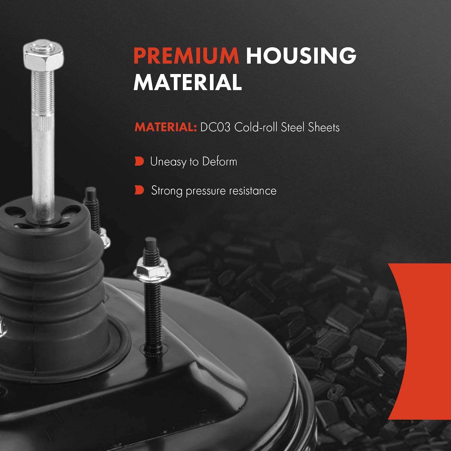 A-Premium Vacuum Brake Booster Compatible with Isuzu
