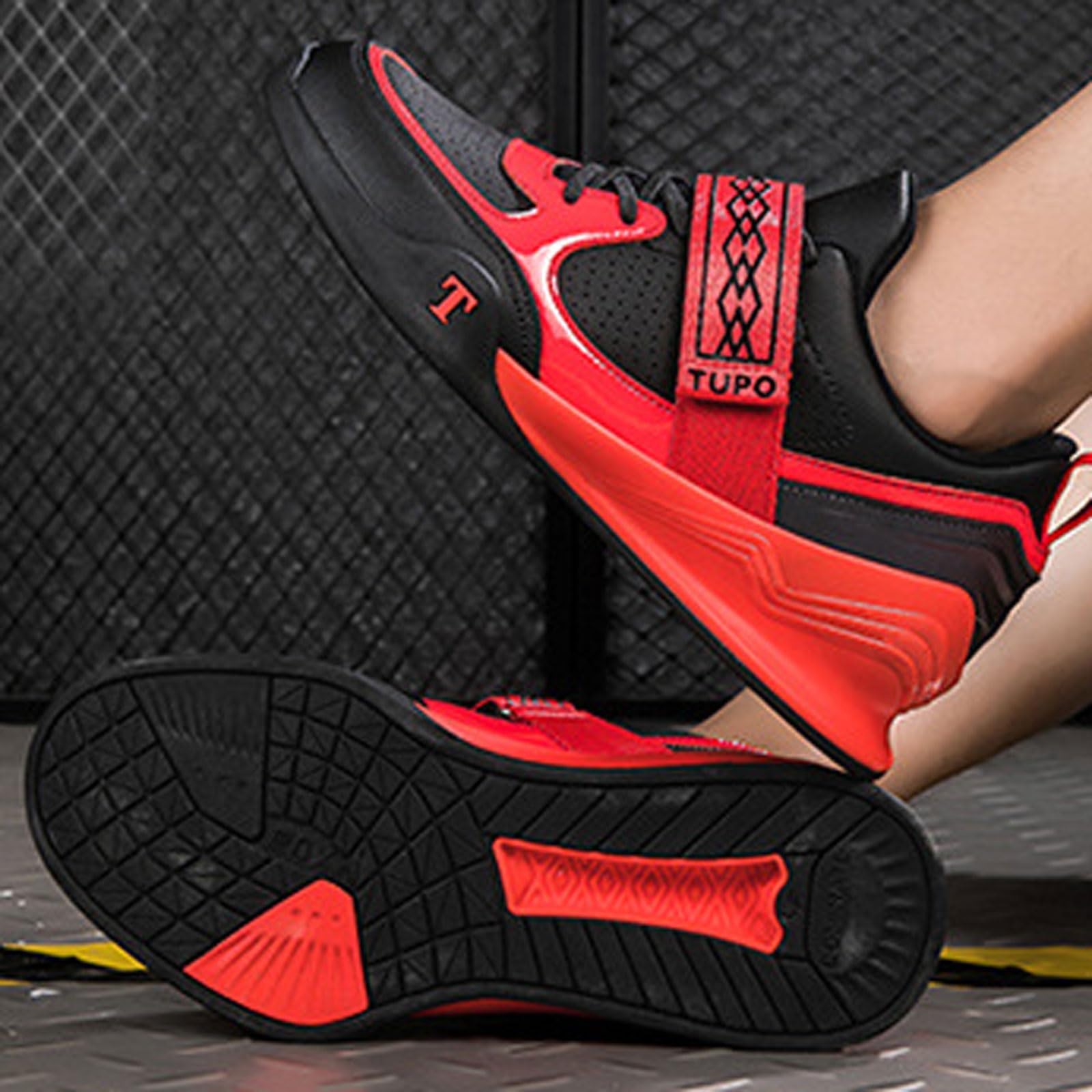 Scarpe Powerlifting,Scarpe da Sollevamento,Scarpe da Sollevamento Pesi,Scarpe da Sollevamento Pesi per Uomo E Donna,Scarpe Powerlifting Uomo,Traspiranti,Comode,per Powerlifting