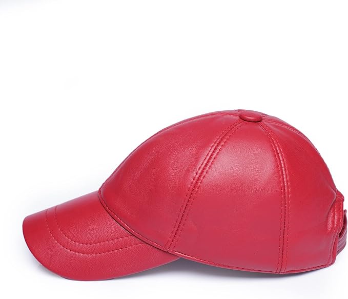 Gorra de Cuero Trucker Ajustable Unisex miniatura 2