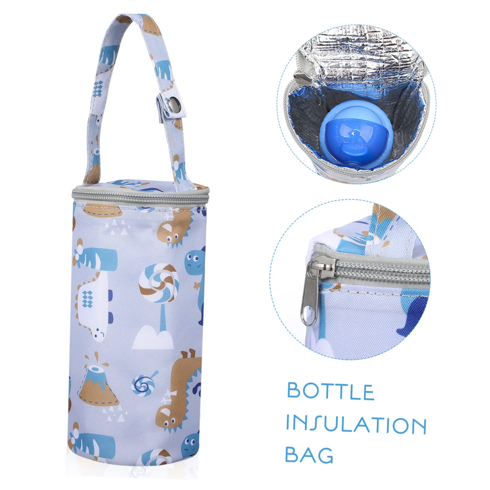 Ciieeo 6piezas Bolsas Térmicas para Biberones Soporte Aislante para Botellas De Leche Diseño De Caricatura para Viajes Paseos y Camping Compatible Carritos y Mochilas