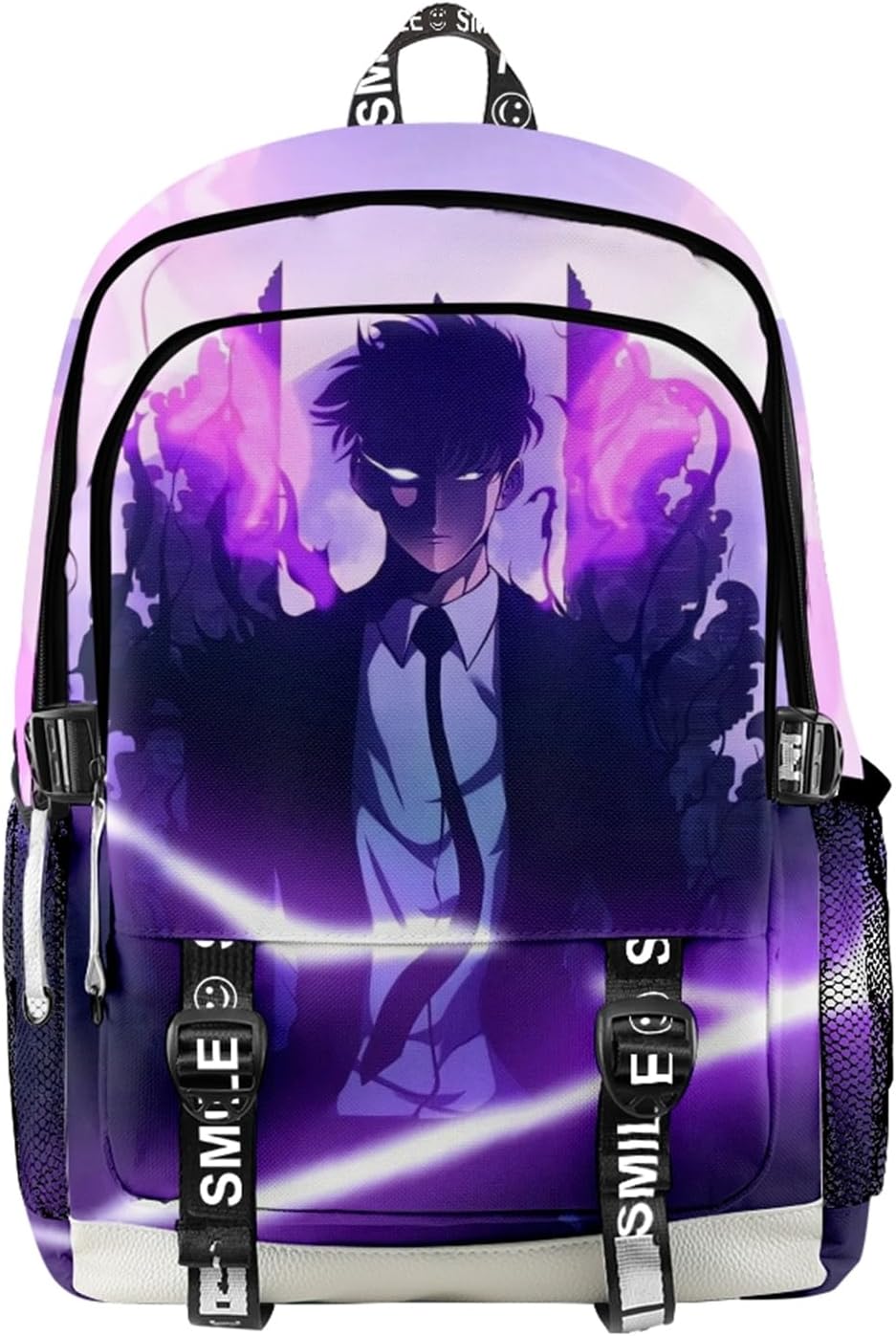 ISaikoy Anime Solo Leveling Backpack School Bag Bookbag Daypack 3D Printing Bag 19
