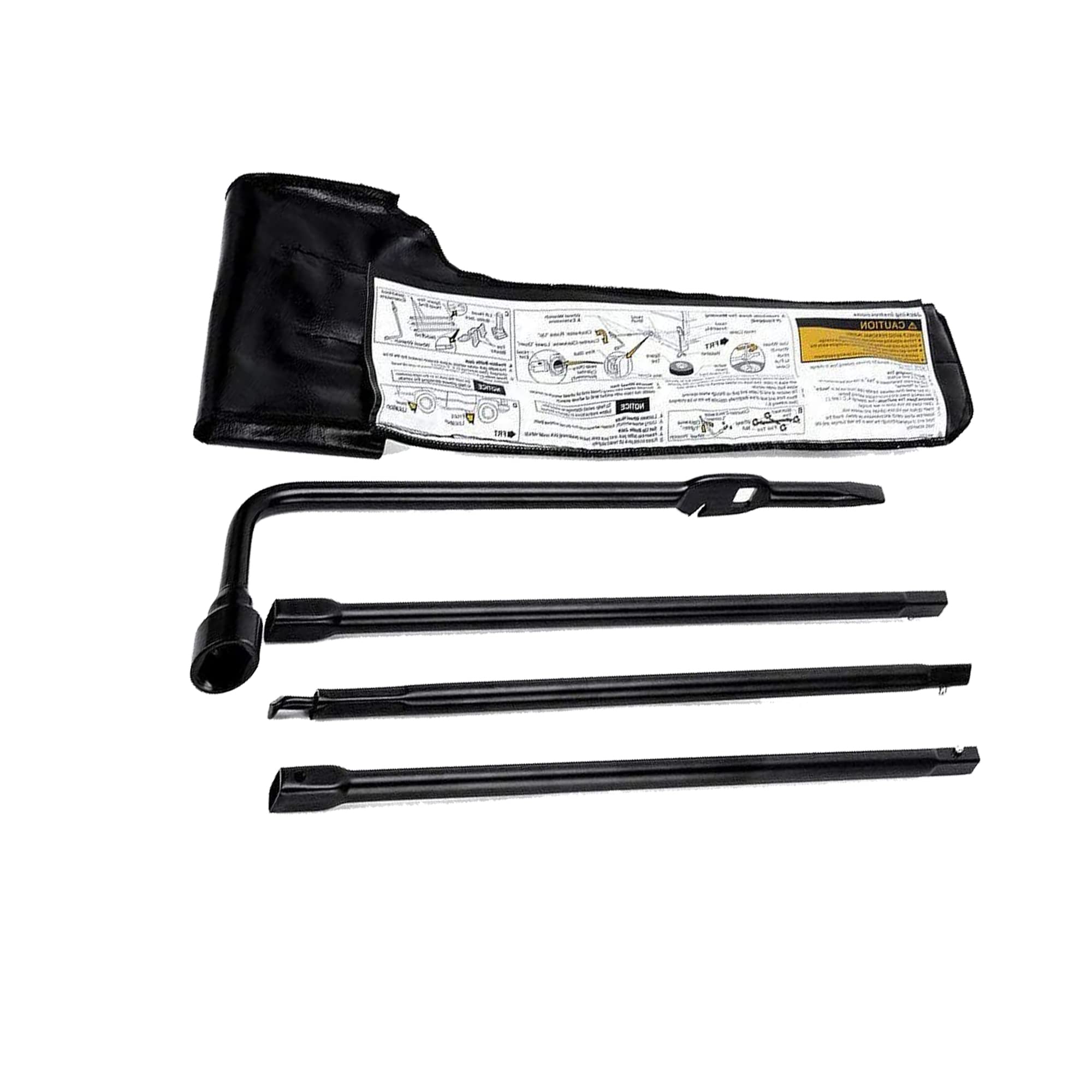 Spare Tire Tool Kit, Super Duty Spare Tire Jack Wrench Handle Lug Nut Kit Replacement for Chevrolet Silverado GMC Sierra 1500 2500 3500 (2000-2014)