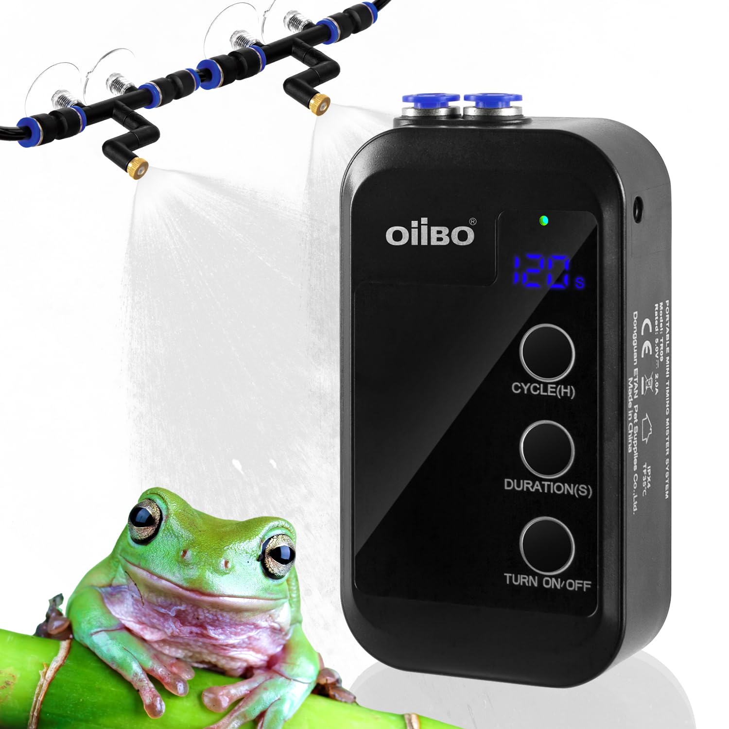 Amazon | Oiibo 爬虫類ミスター 爬虫類加湿器 レインフォレスト