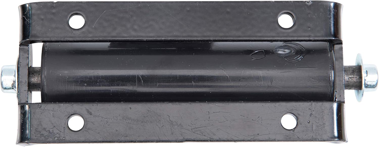 Lippert J-32 Roller for RV Slide-Out Systems, Exact Match Replacement Part, Flush Mount Design, Nylon Roller, Solid Steel Plate, Shaft, Two Push Nuts - 239114