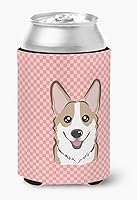 Vista 483 de Caroline's Treasures BB1293LITERK Tablero de ajedrez verde lima Weimaraner Botella de vino Hugger Funda Enfriadora Abrazador Lavable a Máquina