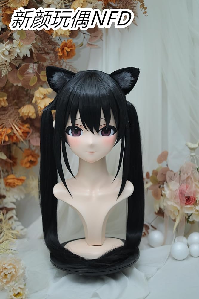 BJD風半面マスク コスプレ 着ぐるみ kigurumi 二次元 BJD風半面マスク