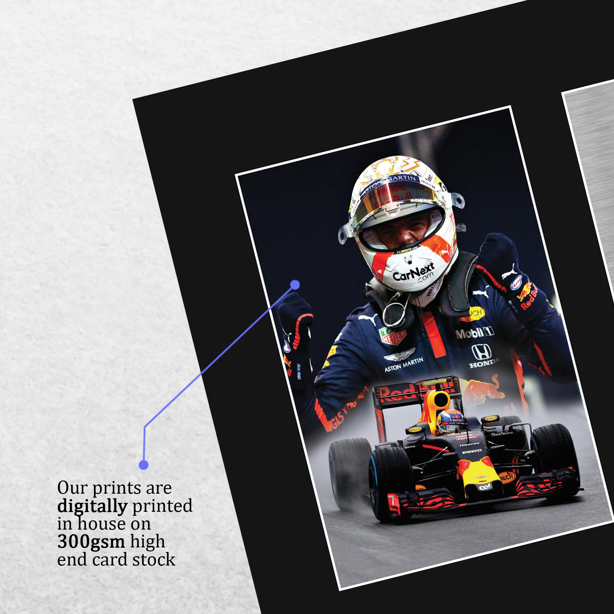 HWC Trading Max Verstappen Formula 1 Gifts Printed Signed