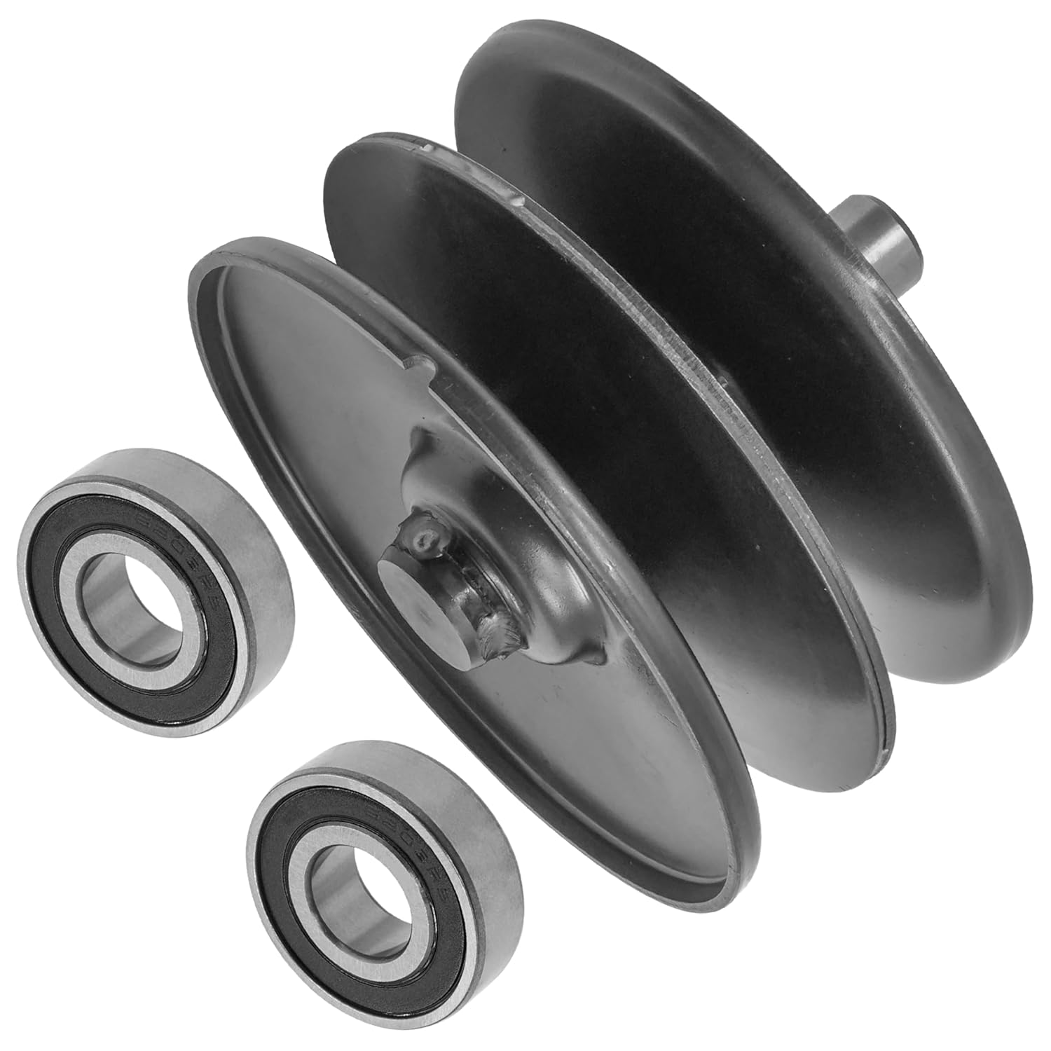 Caltric Variable Speed Pulley and Bearing Compatible with MTD 13AM77SSA00 13AN77BS309 13BB77SS345 656P05011 956-04015B 956-04015A