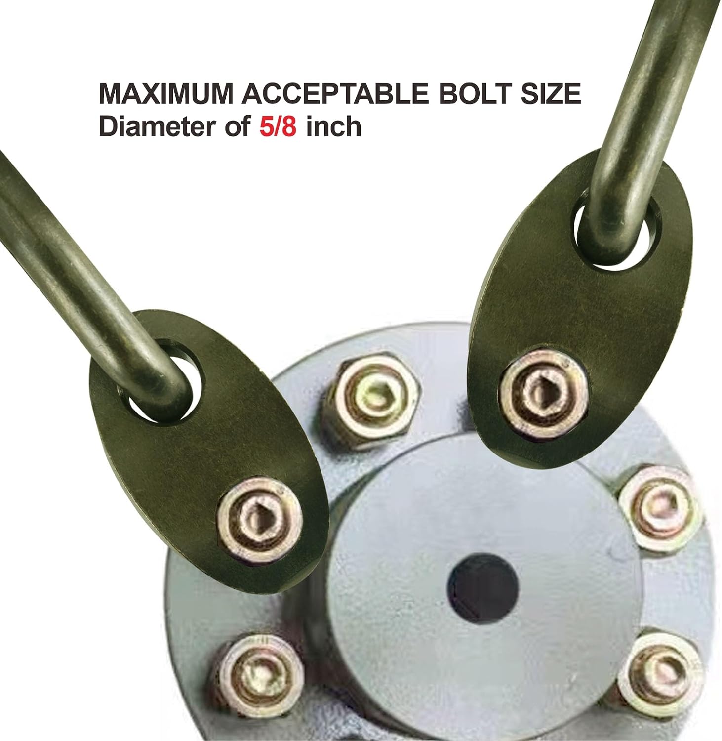 7100 Lifting Bracket Set,5,500 lb., Hole Size 5/8" 7100 Engine Lift Bracket Kit, Engine Support Bar, Engine Lugs,for Lifting Slings and Load Levelers (4 Sets 5/8 Inch)