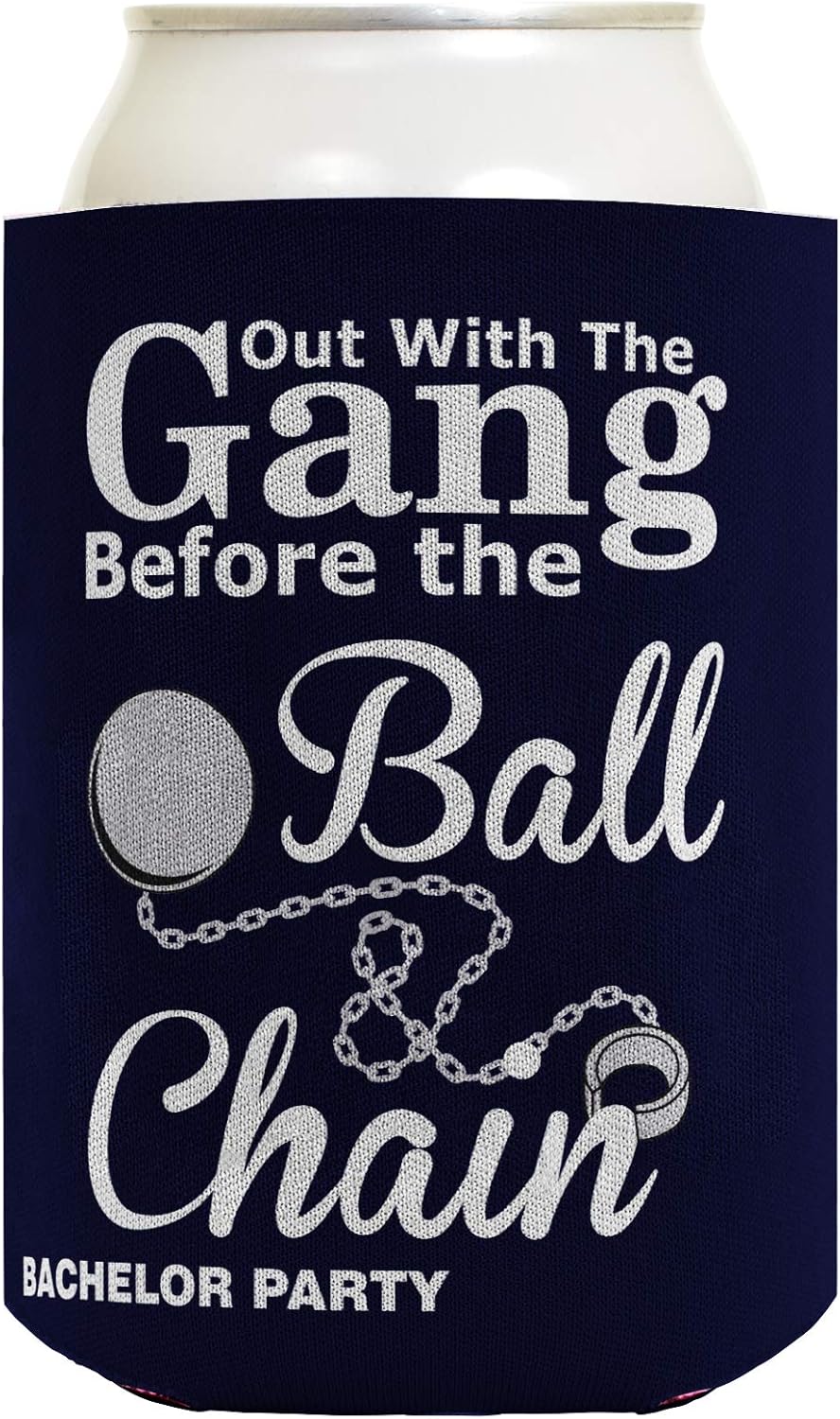 Bachelor Party Favors for Men Bachelor Party Coolie Gift Bundle Wedding Party 12-Pack Drink Can Coolers Party Pack