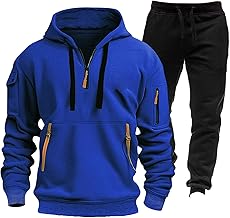 Track Suits Mens 2 Piece Hoodie Jogging Gym Sweat Suits for Men Jogging Sweatshirts and Sweatpant Sweatsuits Sets