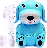 G-Tech Inalador Nebulizador Nebdog Azul Bivolt