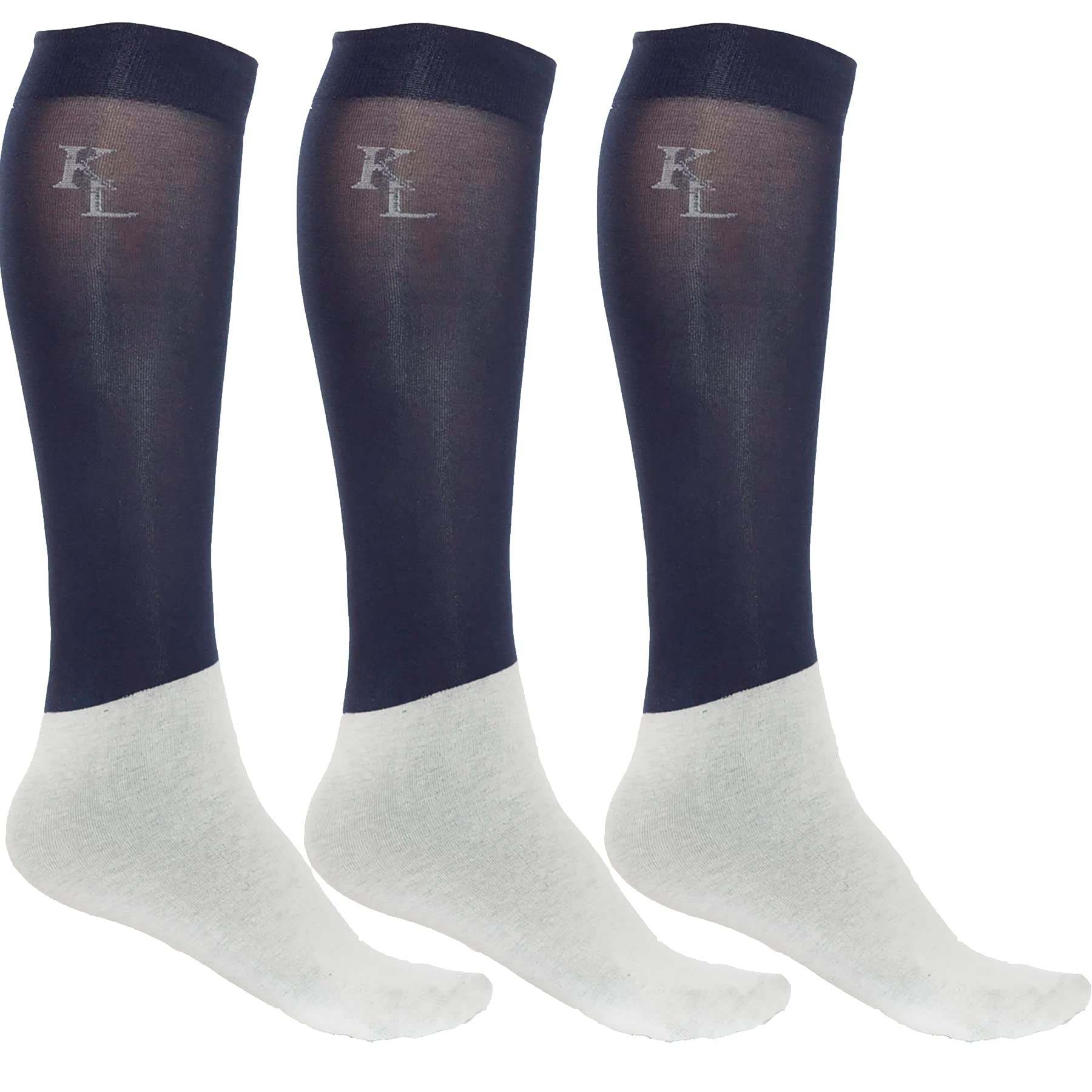 Kingsland Lot de 3 paires de chaussettes de tournoi classiques légères