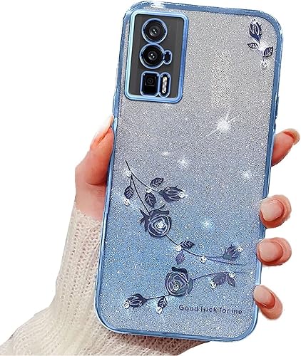 Miagon - Funda para Xiaomi Redmi Note 10S con purpurina, galvanoplastia Bling Diamond Soft Gel TPU Silicona a prueba de golpes Funda protectora