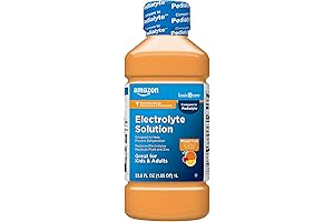 Amazon Basic Care Electrolyte Solution - Ultimate Dehydration Preventative for Balanced Hydration