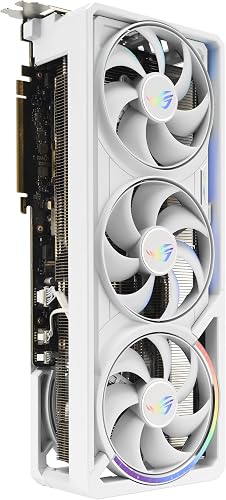 ASUS ROG Astral GeForce RTX 5090 32GB GDDR7 White OC Edition Gaming Quad Fan Graphics Card (NVIDIA DLSS 4, 3.8-Slot Design, PCIe 5.0, 3X DP 2.1b, 2X HDMI 2.1b, White, ROG-ASTRAL-RTX5090-O32G-WHITE) - 3