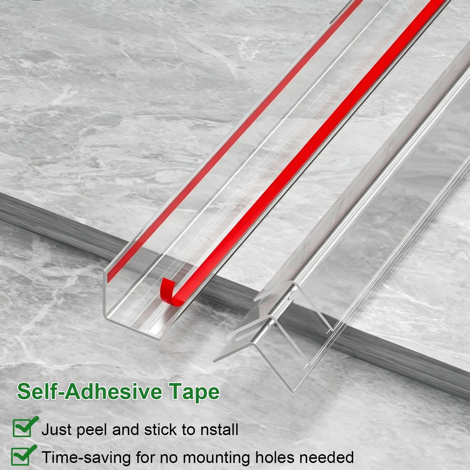 4 Pack Protector de Esquina de Pared en Forma de L, Peel y Stick