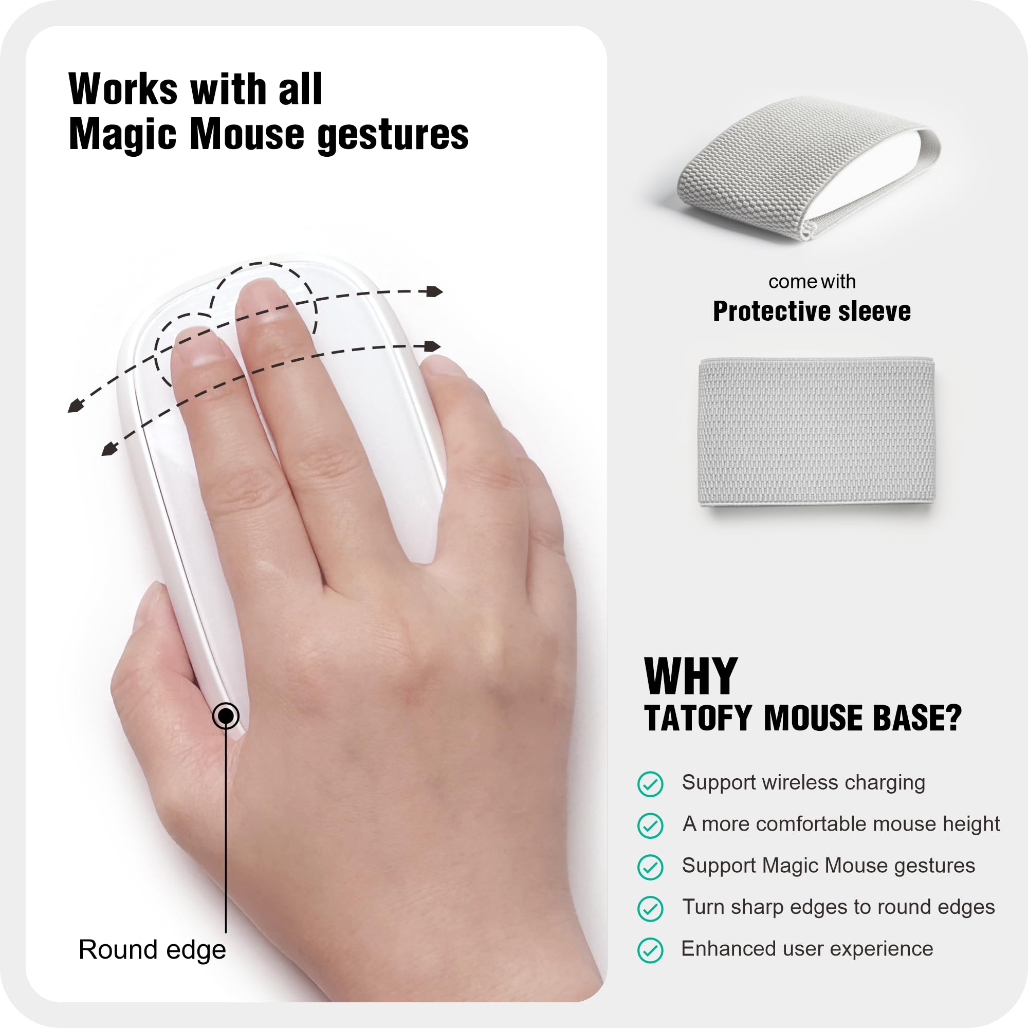 Amazon.co.jp: TATOFY マウス充電器 Magic Mouse 2 (USB-C) グリップ