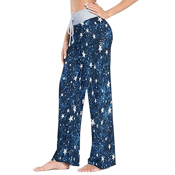 Gugusary Women's Stars Sky Print Pajama Pants for Womens