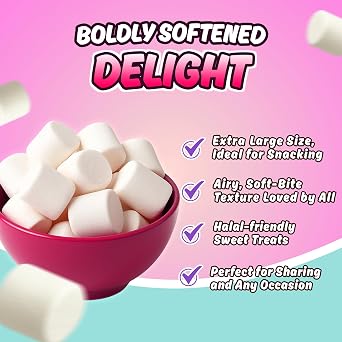 Sweetzone White Giant Marshmallows 1kg Halal