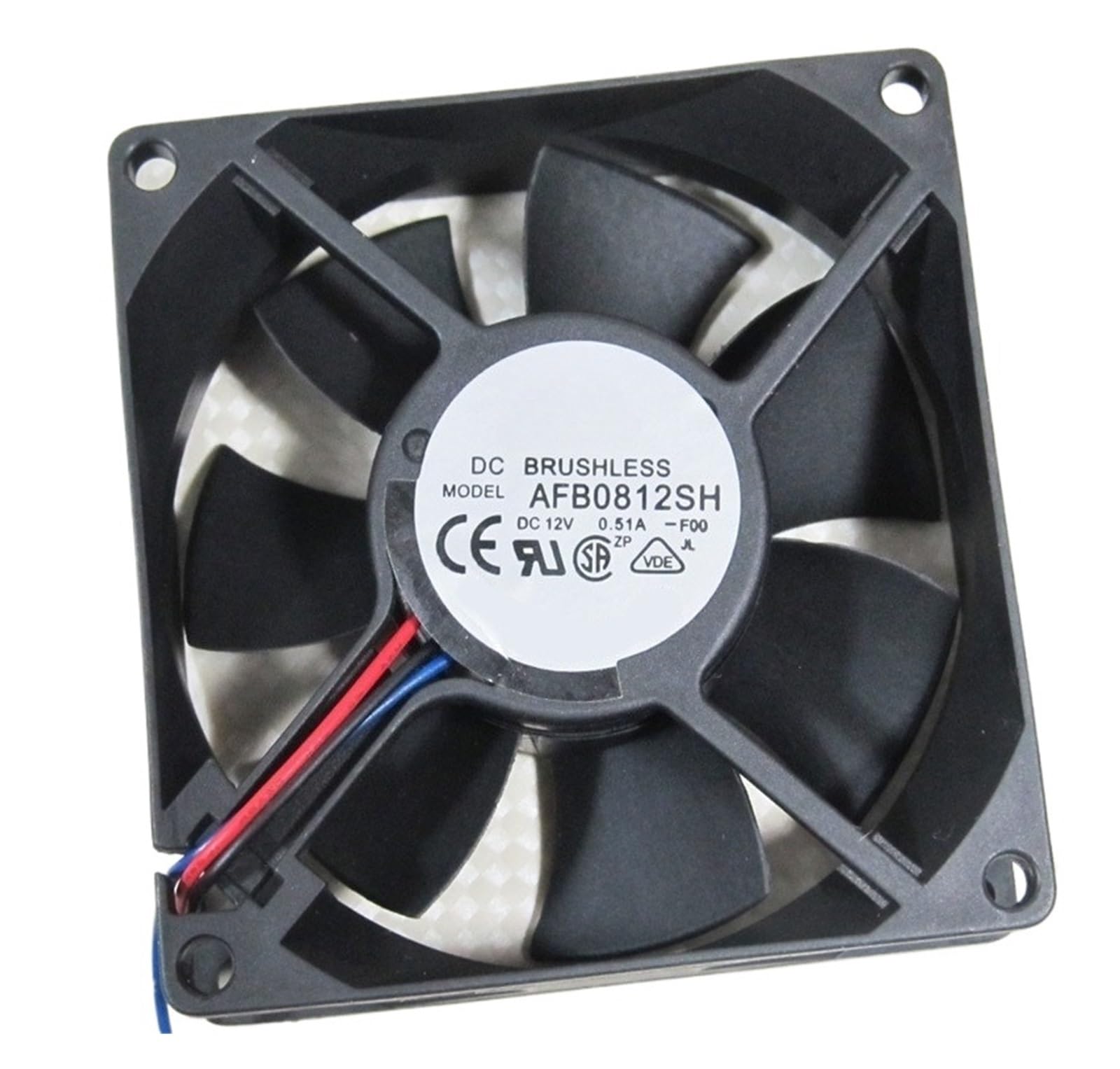 EGTDSFGJA 5pcs AFB0812SH 80x80x25mm 8025 12V 0.51A 46CFM DC Cooling Fan