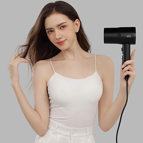 Miniatura 6 de AINA Secador de pelo con difusor, secador de pelo para mujer Tecnología iónica avanzada, revestimiento de cerámica Cold Shot cuenta con calor