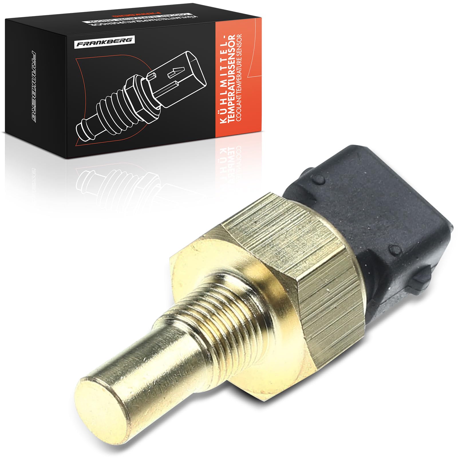 Frankberg Sensor del refrigerante Temperatura del refrigerante Compatible con Focus Turnier DNW Focus DAW DBW Focus Berlina DFW Escort V cabrio ALL Escort Clásico Turnier ANL Replace# 91AB10884AA