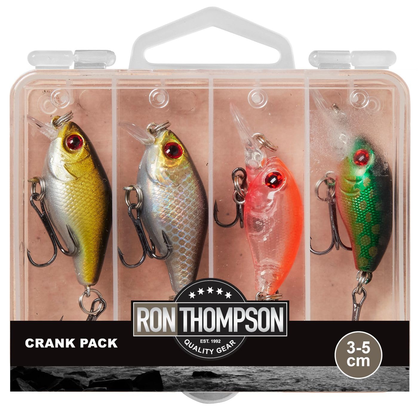 DAM crank pack including box, 3-5 cm, Hard Lures, Varied