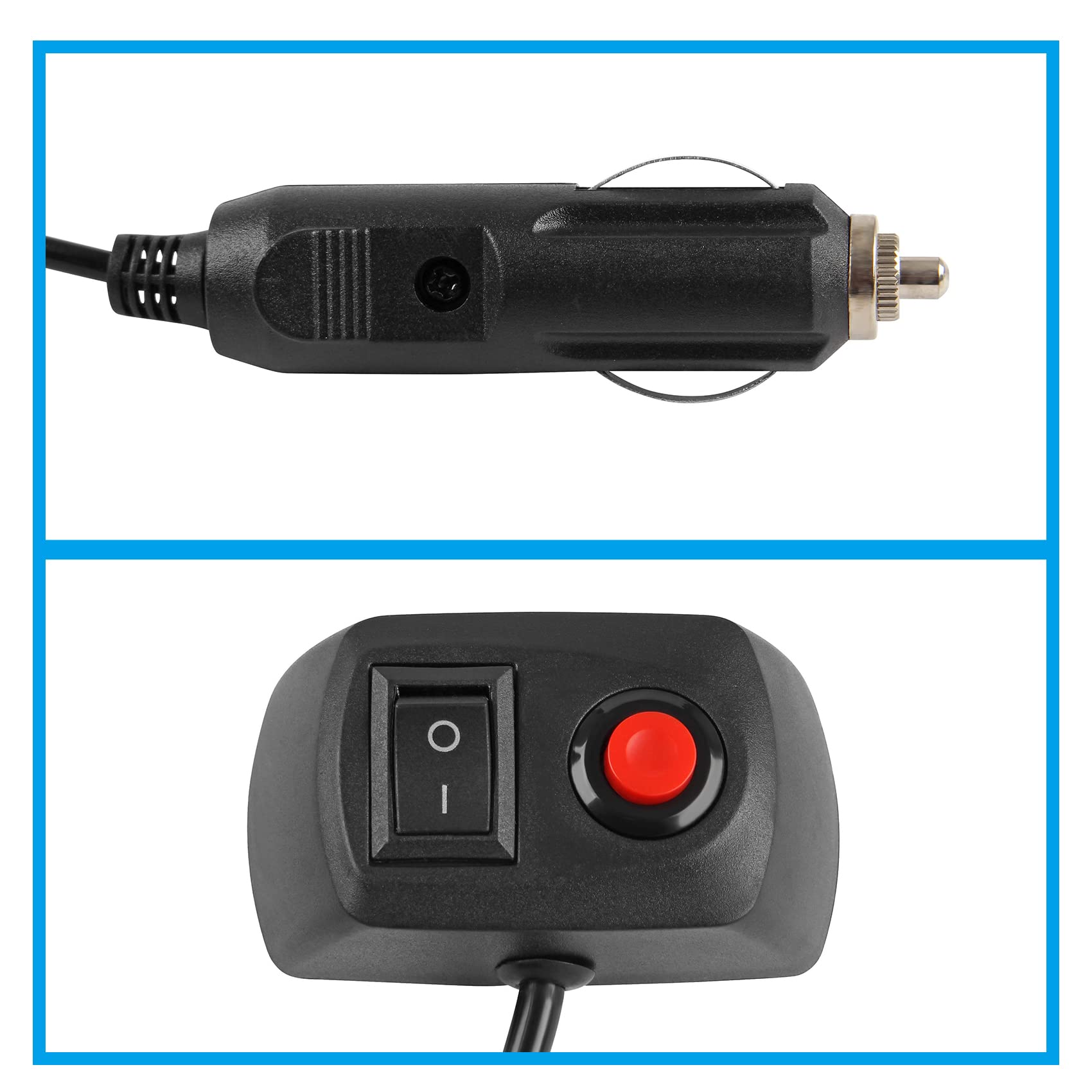 DOCAS LED Strobe Lights for Trucks, 8x Amber White 24 LED Surface Mount Strobe Warning Emergency Flashing Light with Controller and Wires