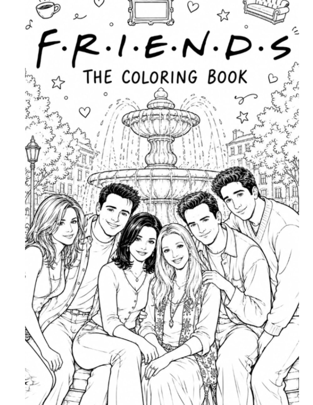 Friends The Coloring Book