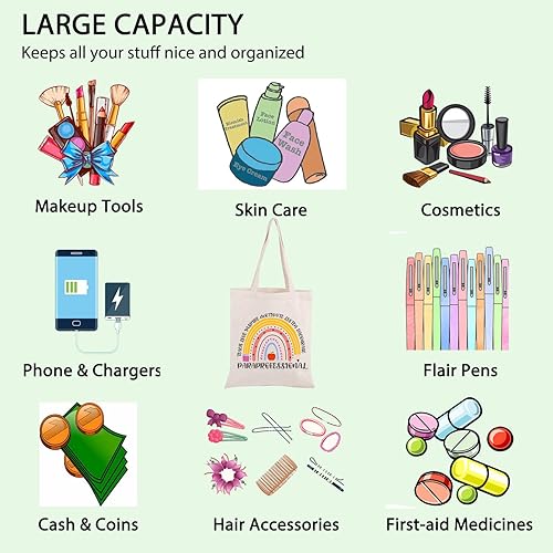 Miniatura 4 de FOTAP Kit de supervivencia paraprofesional para profesor, bolsa paraprofesional, paraeducador, apreciar regalo, regalo de asistente de maestro