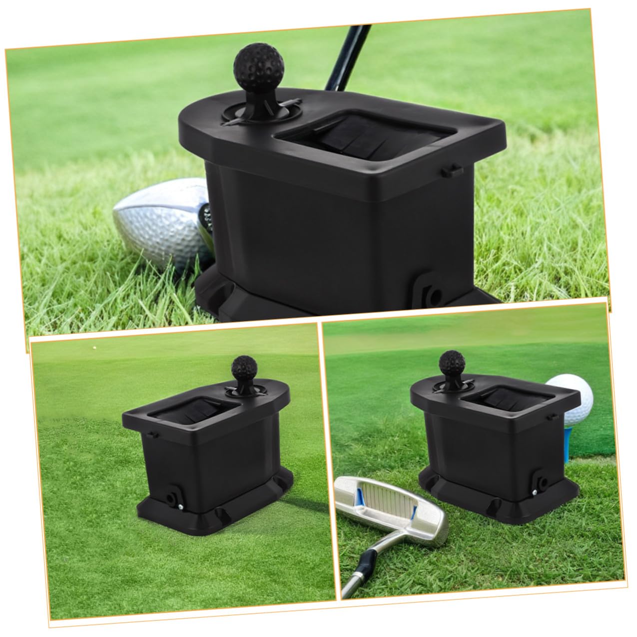 Cabilock Limpiador Portátil de Palos y Pelotas de Golf Herramienta Manual para Carrito Compacto y Duradero para Entrenamiento y Viajes de Golf