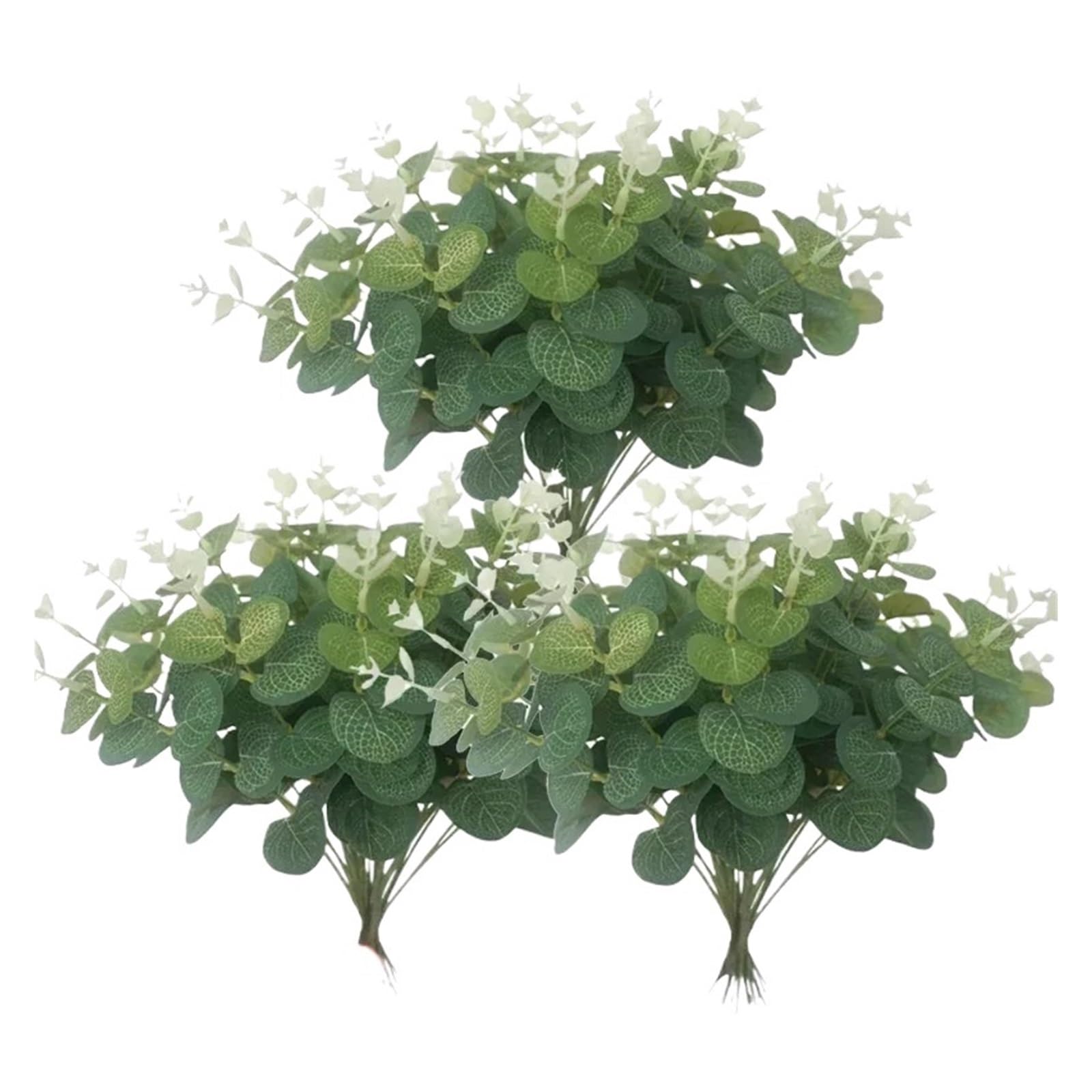 YGLEEULI Artificial Foliage Stems 36/10PCS Artificial Eucalyptus Stems Green Leaves Fake Plants Home Flowers Bouquet Wedding Centerpiece Decoration(30PCS-Green(B))