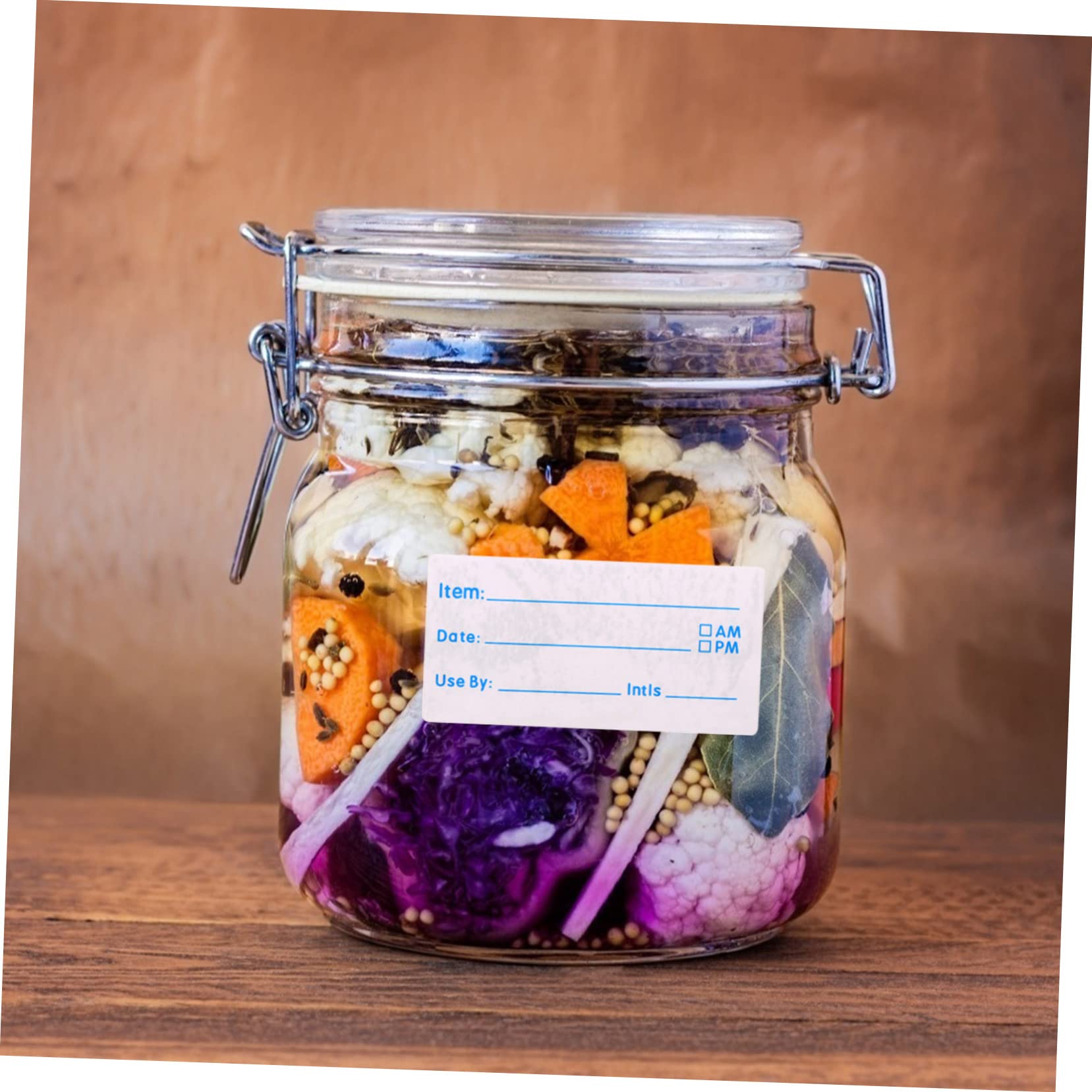 TEHAUX 10rotoli Etichette Alimentari Adesive Etichette Data Scrivibili Per Congelatore Cucina e Ristorante Resistenti e Facili Da Applicare Per Tracciabilità e Organizzazione Cibi