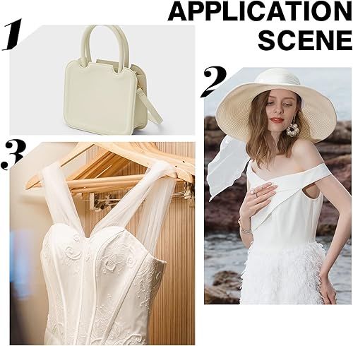 Miniatura 6 de PH PandaHall Deshuesado cubierto de algodón para costura, 12 yardas de 0.394 in, corsé de plástico para deshuesar, accesorios de ropa, sujetador