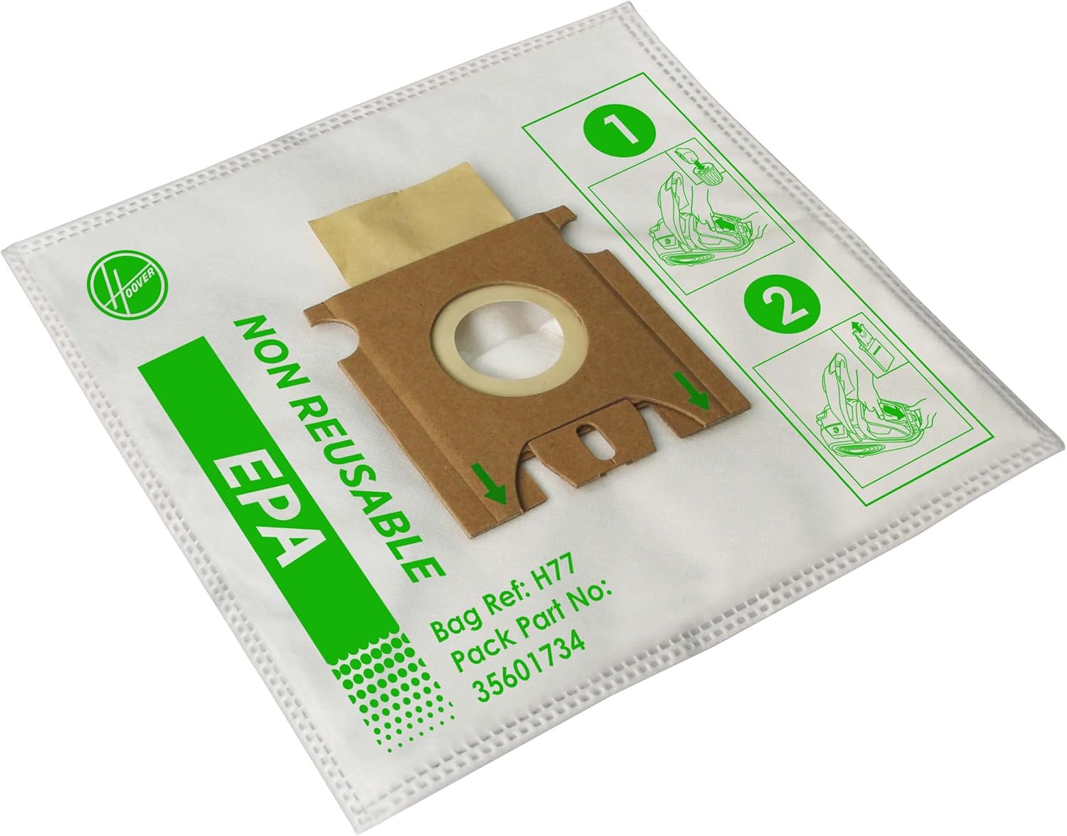 Hoover 35601734 H77 Space Disposal Bags, Mixed