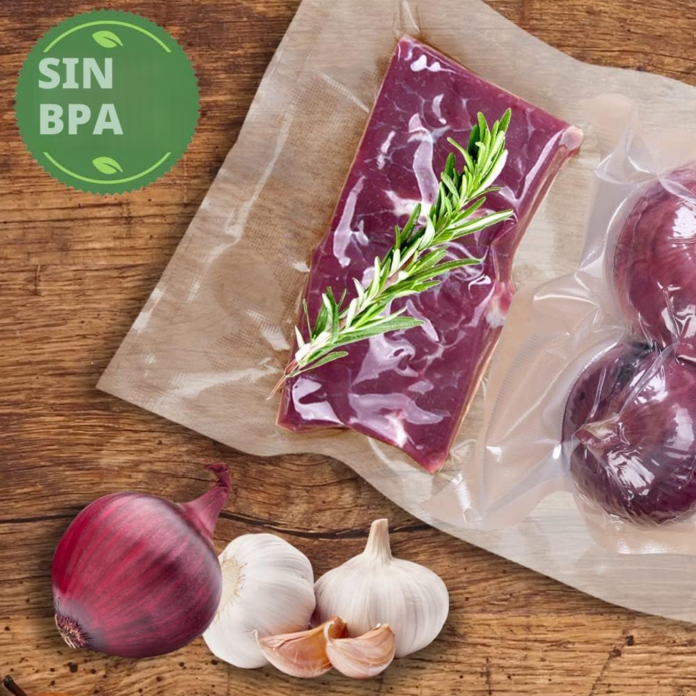 200 Bolsas 28x40cm Bolsas Envasar al Vaci Vacio Alimentos Bolsas de Vacío de Alimentos,Bolsas para Envasar al Vacío Envasado al Vacío para Alimentos Sin BPA