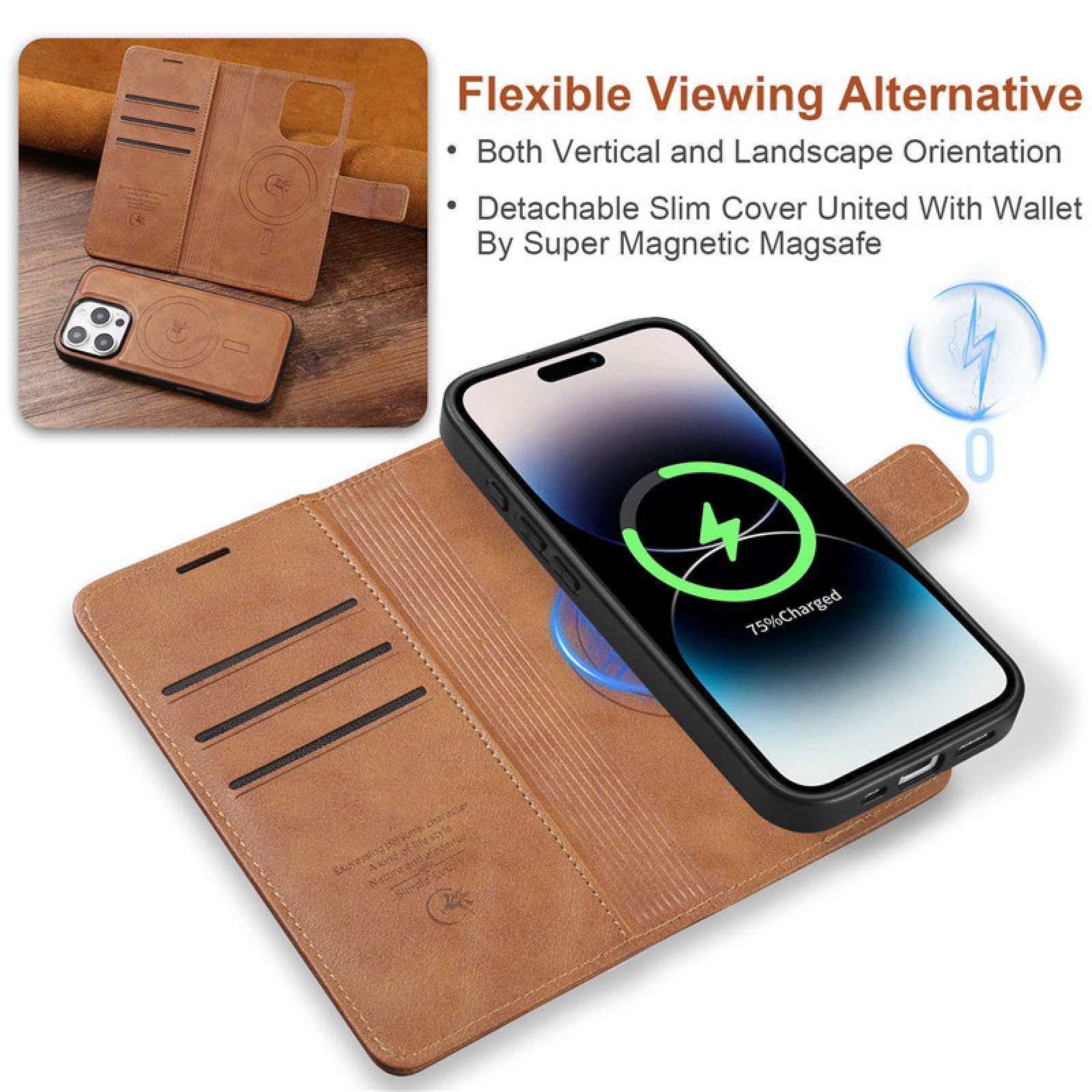 Do Samsung A53(5G) Skórzany portfel etui magnetyczne etui z ładowaniem bezprzewodowym (do Samsung A53(5G)/czerwony)