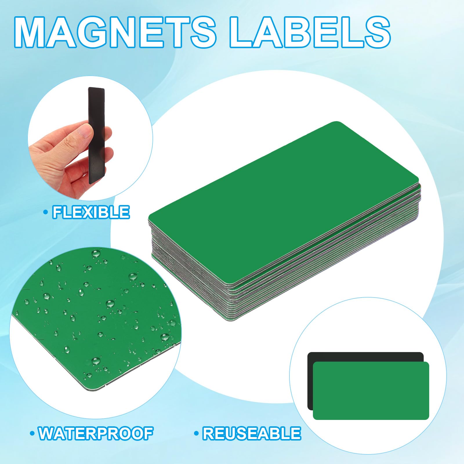 PATIKIL Dry Erase Magnetic Labels - Image 4