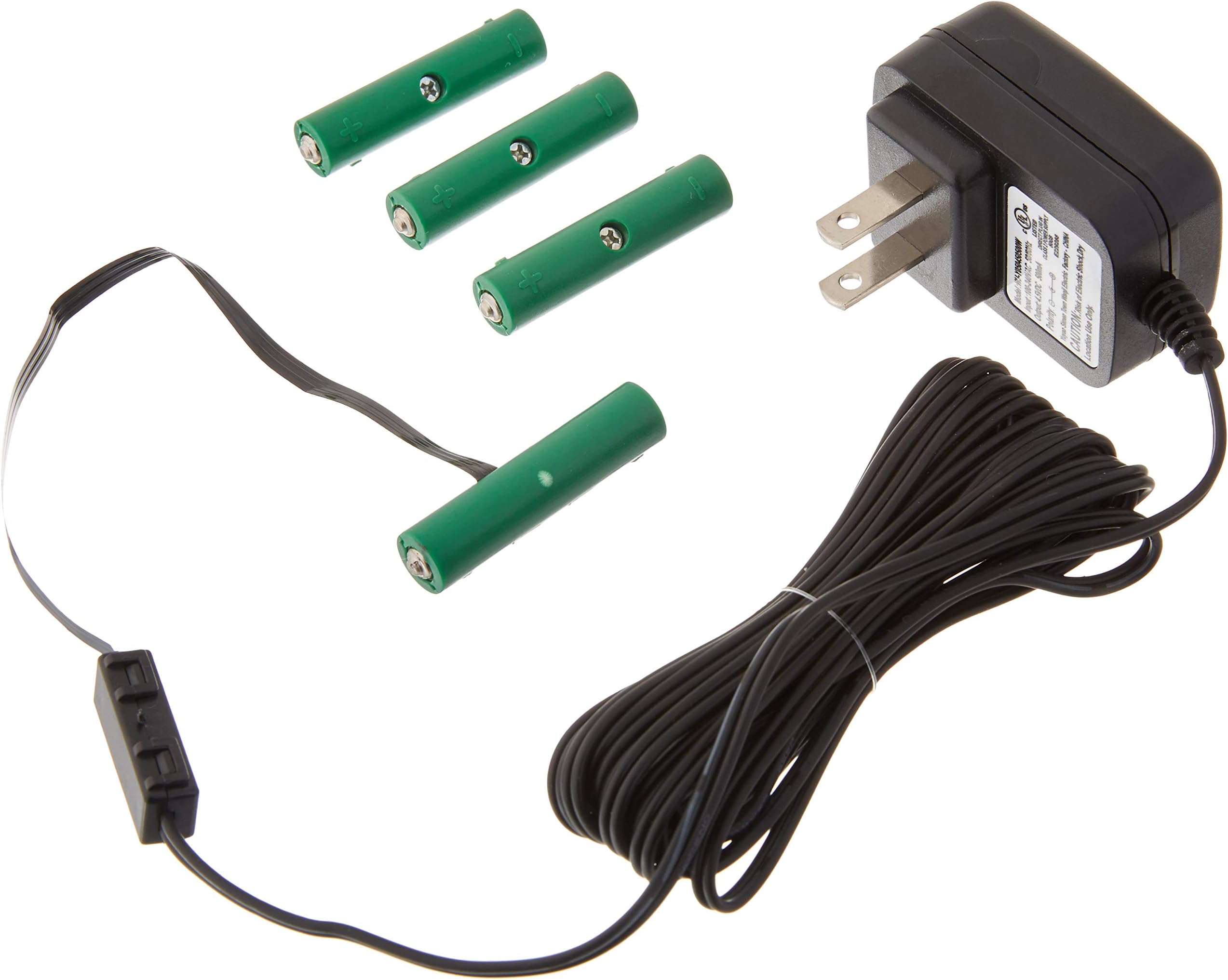 Everlasting GlowAAA Battery Convertor Christmas, 5InL x 2InW x 7.5InH, Black