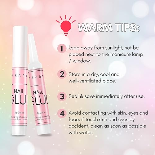 Vista 24 de Makartt Removedor de pegamento de uñas para uñas a presión, 1.06 onzas líquidas, fácil de quitar, versátil para pegar en puntas, esmalte regular