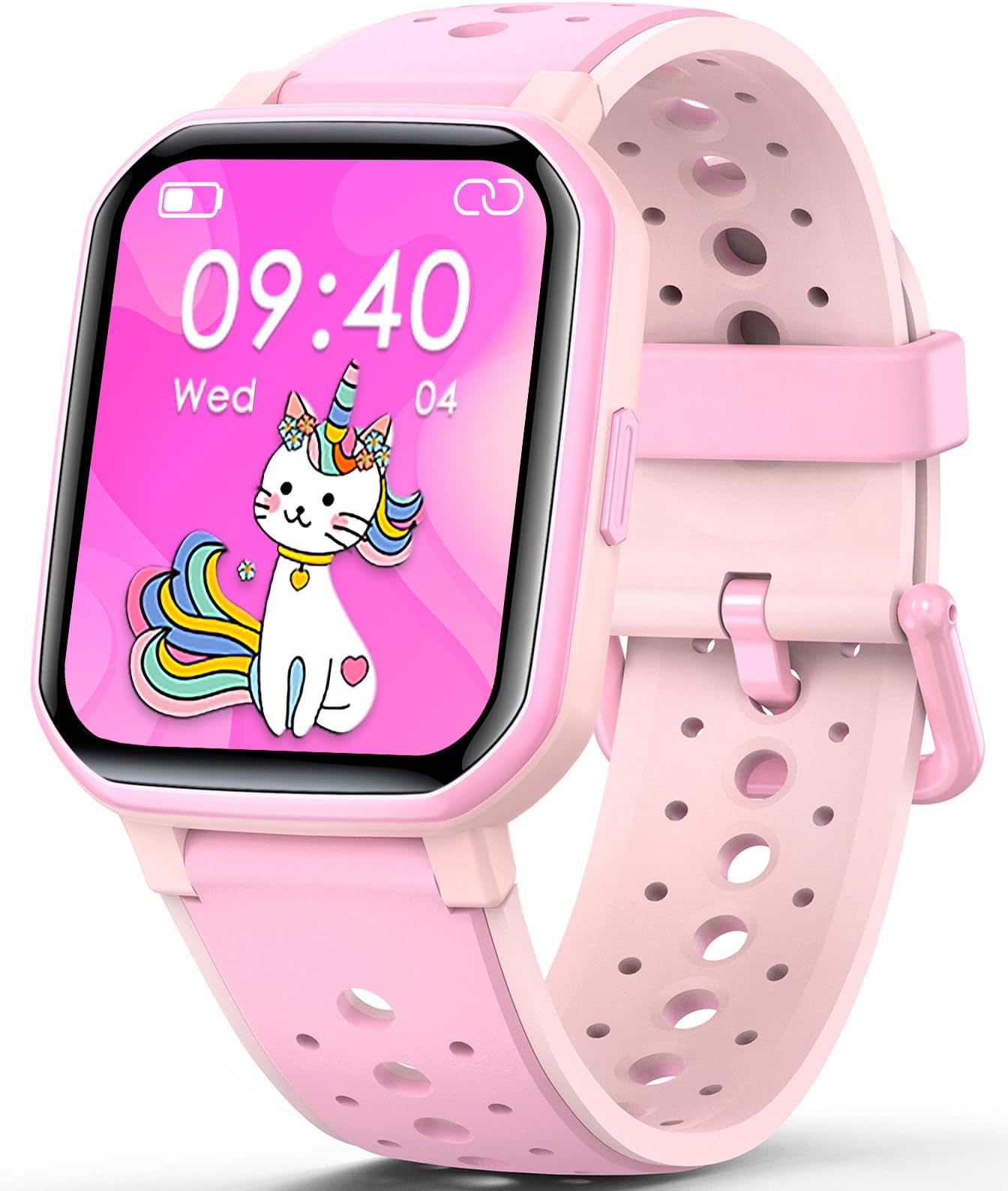 JOYELE Smart Watch for Kids Teens, Fitness Tracker Boy Girls Watch with 19 Sport Modes, Pedometer, Sleep Monitor, Kids Watch Birthday Gifts Toy Gift for Girls Boys 6-16 (Pink)