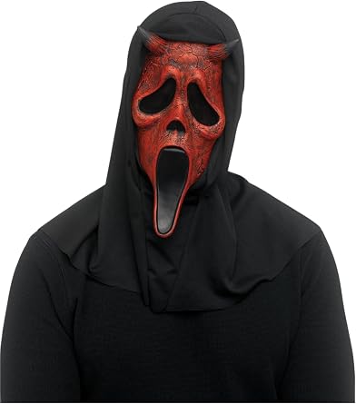 Fun World Ghost Face Aged Devil Face Mask