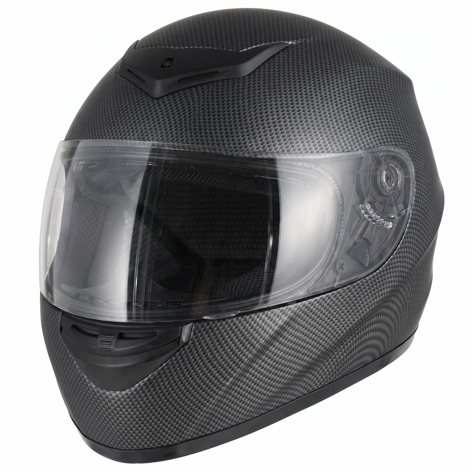 Favoto Casco Moto Integral Hombre y Mujer — Carbono L (59-60cm)