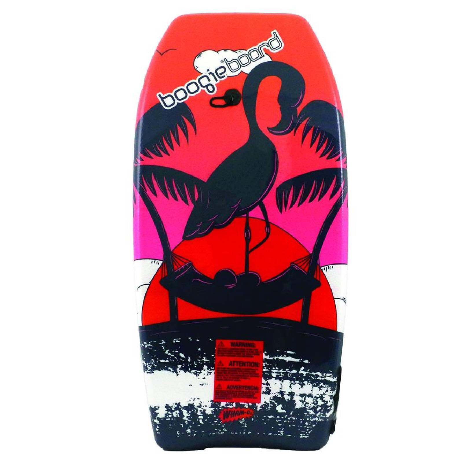 Wham-O Boogie Board, planche de bodyboard légère de 94 cm pour la plage, avec laisse de poignet pour débutants et entraînement, toutes les conditions ondulées (lot de 1)