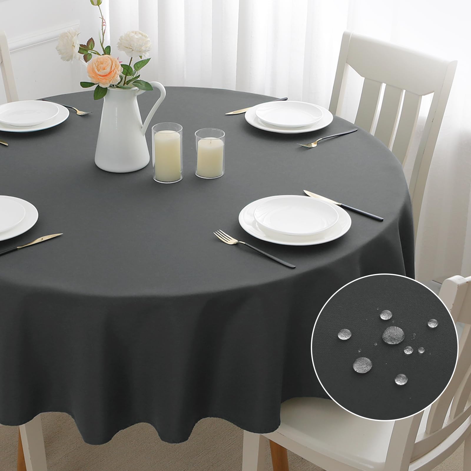 Tischdecke Rund 160 Abwaschbar