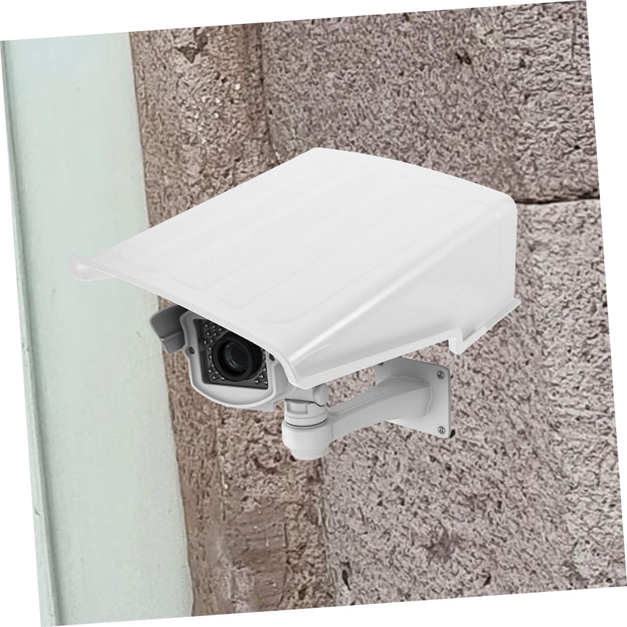 LABRIMP Cubierta para Cámara de Seguridad Exterior, Funda Resistente Lluvia y Polvo, Protección para Cámaras CCTV, Uso al Aire Libre, Color Negro, Pack 2 Unidades