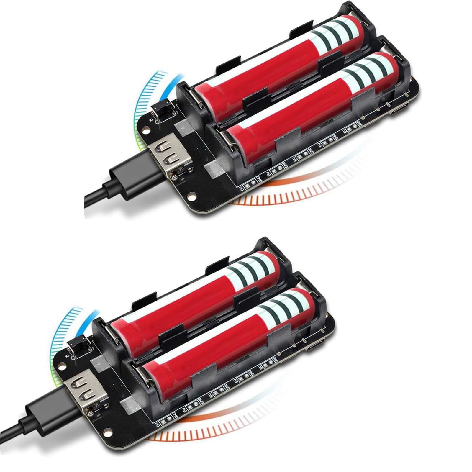 diymore 2 batterie Shield V8 3 V 5 V Micro USB tipo C USB compatibile per ESP32 per ESP8266 WiFi