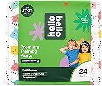 Hello Bello Premium Training Pants 2T-3T All About Feelings Design 24ct Jumbo Pack - Soft Absorbent Potty Trainers